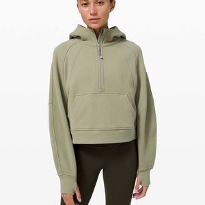Rare lululemon Scuba Oversized Half Zip in Rosemar